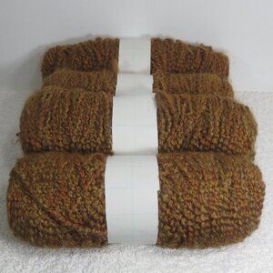 NEW Lion Brand Yarn Earth Tones Lot 4 Skeins Homespun Chunky Soft 1 LB 7 Ounces